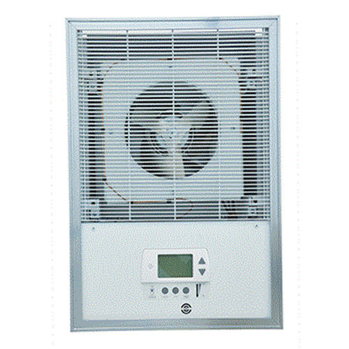  Markel H3454SD Heavy Duty Fan Forced Electric Wall Heater With Smart Thermostat, White Color, 4000 Watts, 240V/1Ph 