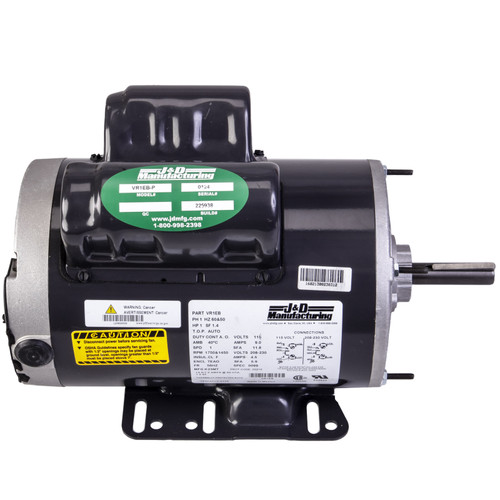 J&D Manufacturing VR1EB-P Motor Image 1