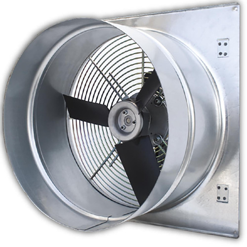  J&D Manufacturing VTG12P12A 12 Inch Tube Fan, 1,200 CFM, Direct Drive, 115/230V/1Ph 