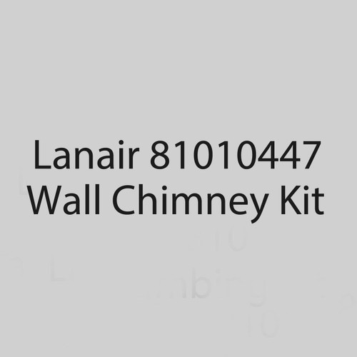  Lanair 81010447 6 Inch Round Wall Chimney Kit For XT Series 