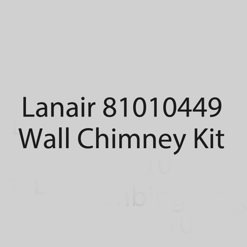  Lanair 81010449 8 Inch Round Wall Chimney Kit For XT Series 