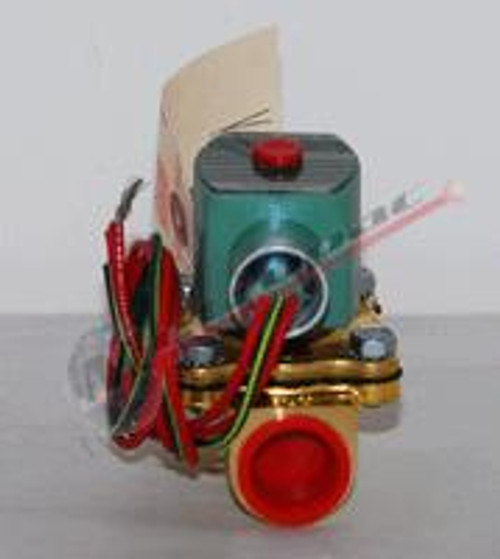  Asco 8210G009HW 110/50 120/60 Vac 3/4" NPT. 2 Way N.C. Solenoid Valve For Hot Water Max Temp. 21 