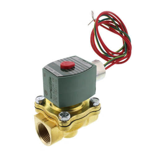  Asco 8210G009 120/60 110/50 Vac 3/4" NPT. 2 Way N.C. General Purpose Brass Solenoid Valve For 