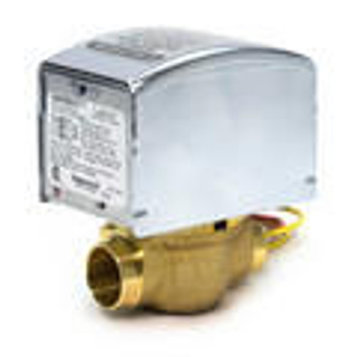  Honeywell V8043E5079 24v Zone Valve 1" Sweat,2 Pos, N/C, 8cv Full Port Includes End Switch 8 PSI Clos 