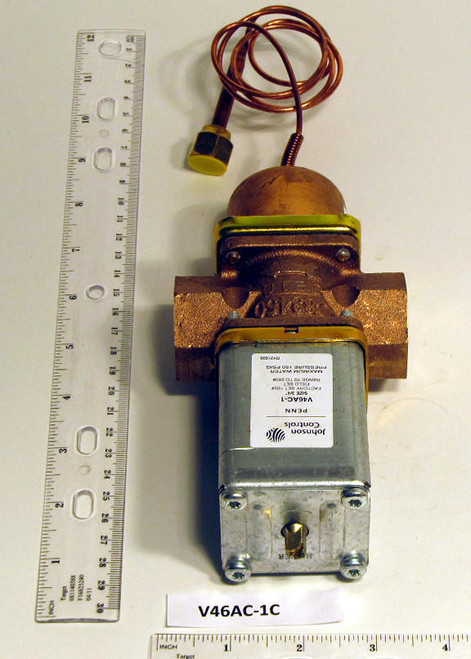  Johnson Controls V46AC-1C 3/4" NPT. Pressure Actuated Water Regulating Valve With 30" Cap. 70/260 PSI 