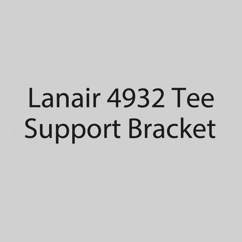  Lanair 4932 8 Inch Tee Support Bracket, Galvalume 