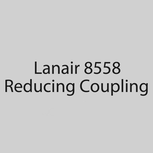  Lanair 8558 1/2 x 1/4 Black Reducing Coupling 