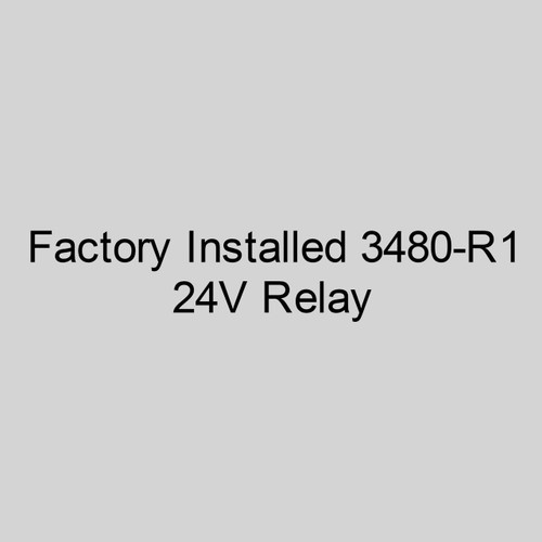  Markel 3480-R1 Factory Installed Relay 24V Control Voltage 