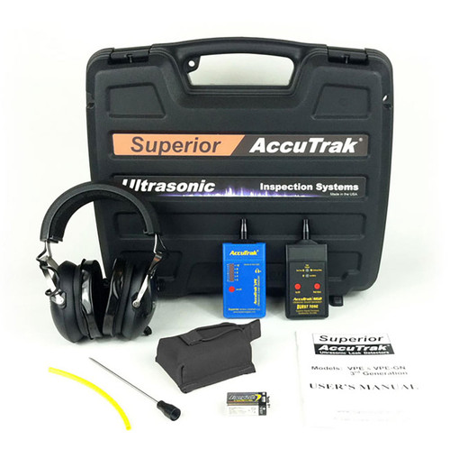  Superior AccuTrak VPE Ultrasonic Leak Detector, Pro Plus Kit 
