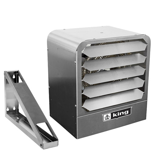 King Electric KBS2012-1-T-B2 Electric Unit Heater With Bracket, Thermostat, 12.5KW, 208V/1Ph