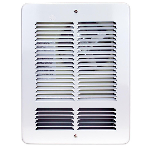  King Electric W1210-T-W Wall Heater with SP Thermostat, White Grill, 1000W, 120V/1Ph 