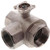  Belimo B341 1 1/2" 3-Way 46Cv Ball Valve 