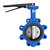  Titan Flow Control BF76DNB0400 4 Inch Butterfly Valve, Ductile Iron Body, Lug Type, Ductile Iron Disc, Buna-N Seat, Infinite Handle 
