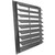  Soler And Palau EAS-HDGS30 30 In X 30 In Automatic Wall Shutter, Aluminum Blade, Single Or Double Panel 