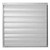  Soler And Palau FGS12 12 In X 12 In Automatic Wall shutter, Fiberglass Blade, Single Or Double Panel 