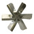 Lau 60834101 48 Inch Diameter 6 Blade Large Steel Heavy Duty Clockwise Rotation Propeller, Mill Galvanized Steel Image 1