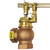 Gadren ACLB125 1 1/4 Inch Brass Angle Lever Operated Float Valve