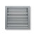  Dayus DALTL-45-22-36-PC 45 Degree Thinline Louver, 22"L X 36"H Hole Opening, Prime Coat Finish, Aluminum Construction 