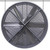  Triangle GBS8415-W 84 Inch Belt Drive Gentle Breeze Fan, 47,500 CFM, 230V/1Ph 