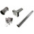 Z-Flex Z-Vent 4 In X 5 Ft Long Horizontal Vent Kit, Single Wall, Cat III, Stainless 