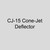  Modine 13602 CJ-15 Cone-Jet Deflector 