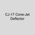  Modine 13652 CJ-17 Cone-Jet Deflector 