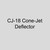  Modine 13677 CJ-18 Cone-Jet Deflector 