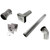 Z-Flex Z-Vent 4 In X 3 Ft Long Horizontal Vent Kit WITH 45 Degree Elbow, Single Wall, Cat III, Stainless 