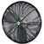  J&D Manufacturing VDB24 24 Inch Fan, 5,370 CFM, Direct Drive, 115V/1Ph 