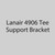  Lanair 4906 6 Inch Tee Support Bracket, Galvalume 