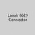  Lanair 8629 Connector 1/4 Comp x 1/4 MPT STR 