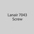  Lanair 7043 Screw 5/16-18 x 1 HH Cap 100/bo 