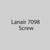  Lanair 7098 Screw Machine 1/4 x 9 Inch HH 