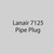 Lanair 7125 Pipe Plug 1/16-27 x 1/4 Inch 7/8 TPR 
