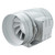  Continental Fan MFT150-C Mixed Flow In-Line Duct Fan, 6 Inch, 252 CFM, With Power Cord, 120V/1Ph 