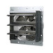  TPI CE14-DSC 14 Inch Direct Drive Shutter Mounted Exhaust Fan With SJT Grounded Cord, 3 Speed, 1/8 HP, 1520 CFM, 120V/1Ph 