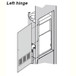 Amana AVLWP01A-L VTAC Louvered Wall Access Panel and Return Air Grille, LEFT Hand Swing 