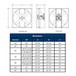  Triangle VI3613-V 36 Inch Belt Drive Industrial Exhaust Fan, 10,800 CFM At 0 Inches Static, 115V 1PH 1/2HP 