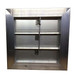 Keenan & Meier KM32A1S8X8UNWGP 8 In X 8 In Damper, Rear Flange, Standard Blade, Gravity Operator