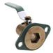  Taco SFL-100S, brass freedom shut off flange set with handle, 1" sweat Connection 