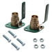  Taco SFL-100S, brass freedom shut off flange set with handle, 1" sweat Connection 