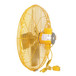  TPI HDH-30-JR 30 Inch Industrial Assembled Super Duty Fan, Yellow, 6800 CFM, 120V/1Ph 