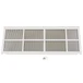  Amana SGK01QW Vertically Louvered Stamped Aluminum Exterior Grille - Quiet White 