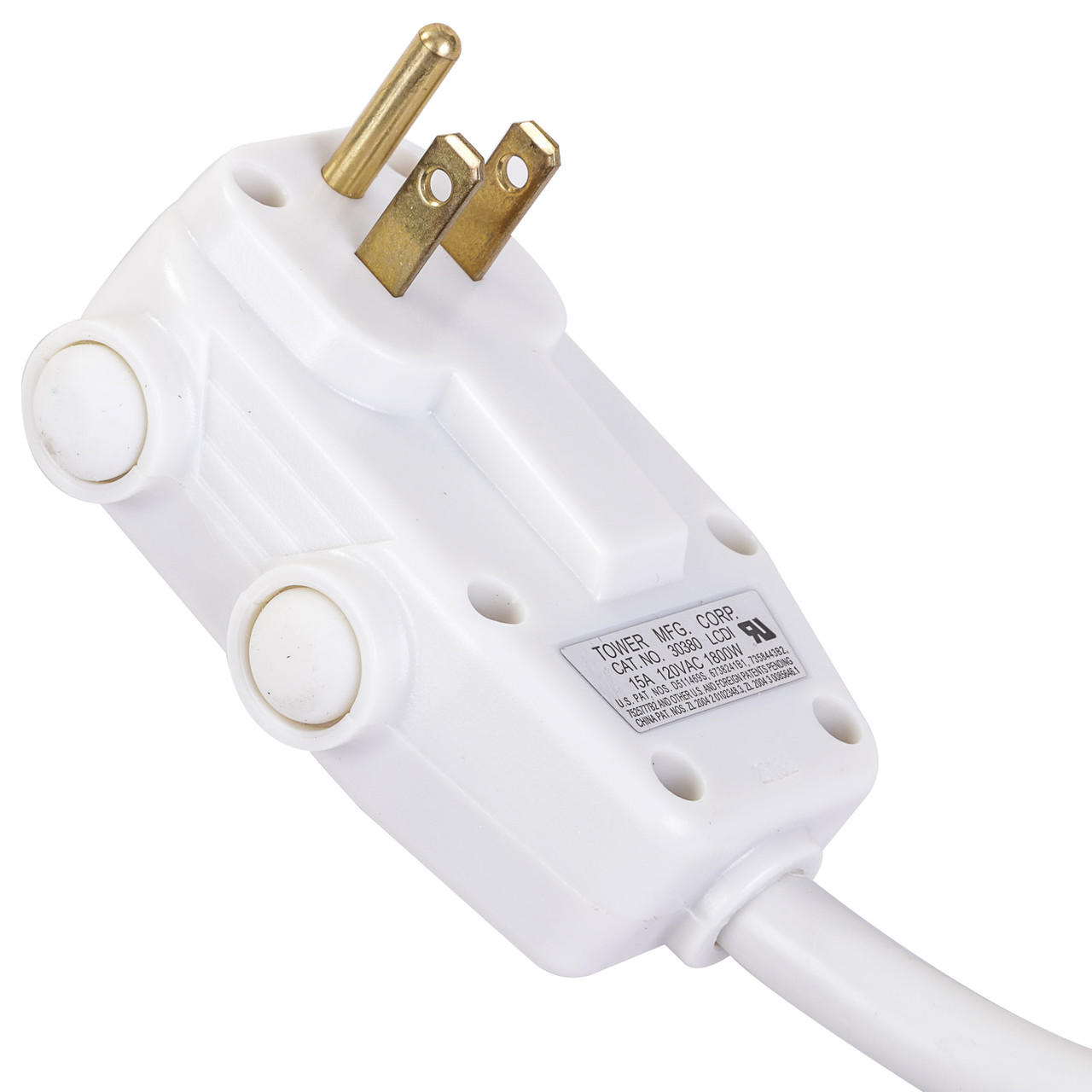 GE WJ35X10179 Power Cord, 120V, 1800W, 15A, OEM Tower Mfg Corp 30380