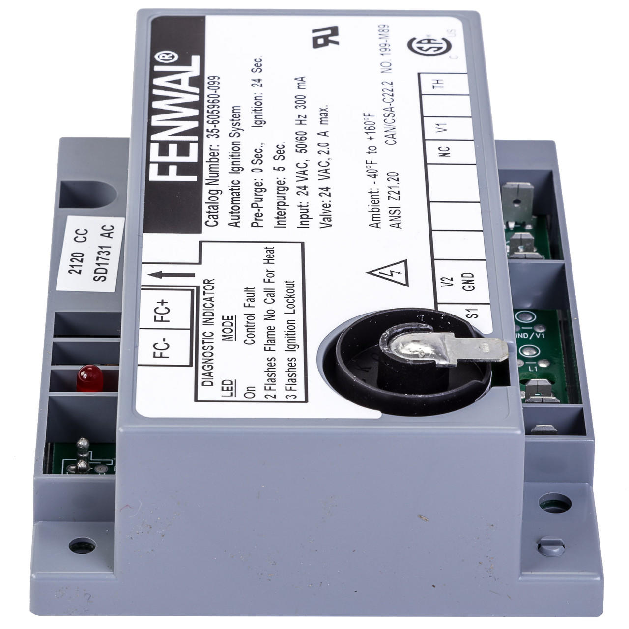 Schwank/Infrasave JP-2573-FW Direct Spark Ignition Module, Fenwal