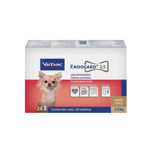ENDOGARD 2.5 CLINIC PACK 24 TABLETAS