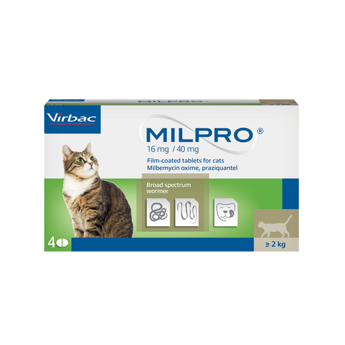MILPRO GATO CJA.  4 TABLETAS