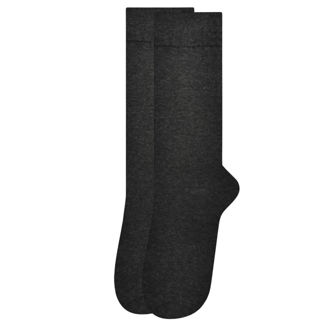 Charcoal Elegance - Men's Solid Knee-High Dress Socks for the Modern Gentleman - Suspender Store Charcoal Elegance - Men's Solid Knee-High Dress Socks for the Modern Gentleman - Suspender Store