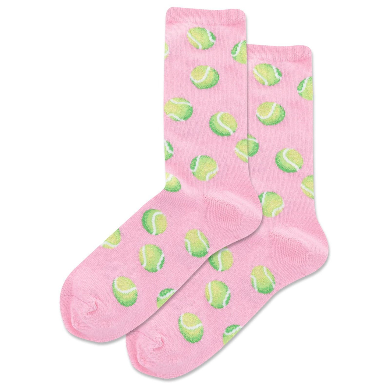 Women's Pink Tennis Crew Socks – Ace Your Style Suspender Store