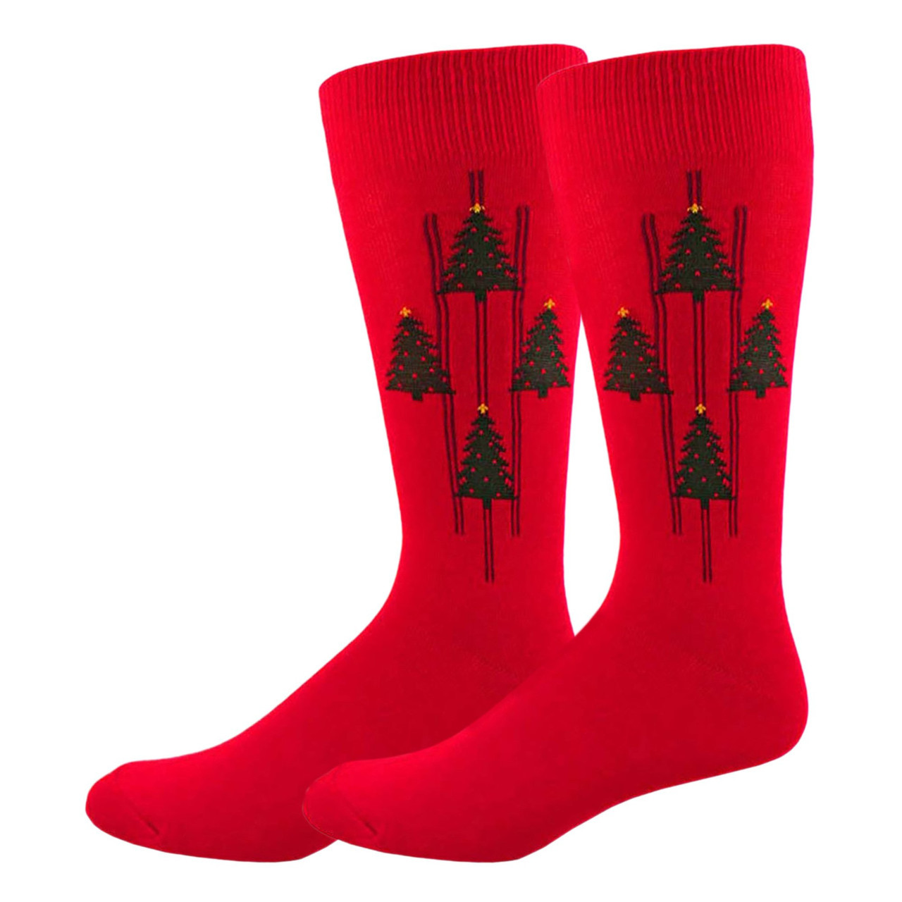 mens dress christmas socks Amazon.com: Ainuno Red Christmas Socks for Adults Unisex Women Men Holiday Socks Size 9-12 9-11 13-15 Funny Men's Christmas Socks Mid Crew Cozy Cut Christmas Lights Socks Funny Christmas Costume Hosiery :
